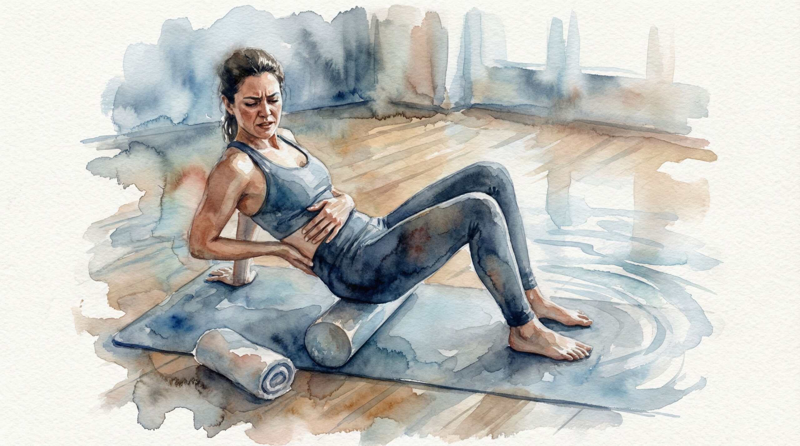 Illustration showing lower back pain anatomy highlighting spine structure and common pain areas in the lumbar region