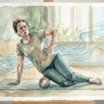 Person receiving physical therapy as an alternative to back surgery