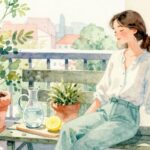 Teenager holding lower back due to back pain, showing posture concern