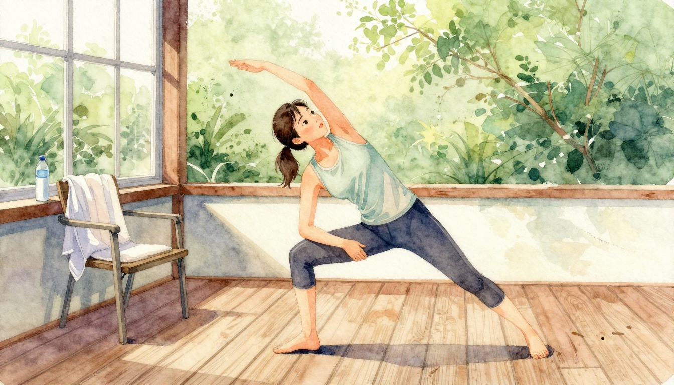Woman at desk with lumbar support cushion after returning to work from back surgery recovery